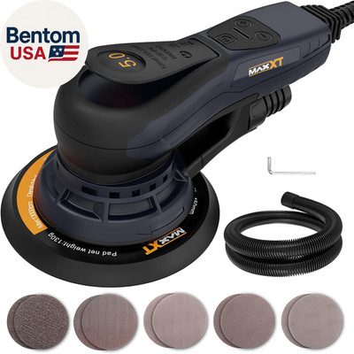 Electric 5Mm Random Orbital Sander, Brushless 350W 3A Palm Sander, Multi-Functio