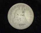 HS&C: 1853 Arrows and Rays Liberty Seated Quarter AG - US Coin