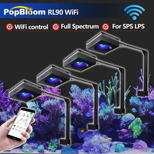 4X PopBloom RL90 Full Spectrum LED Aquarium Reef Light for 72" 180cm Coral Tank