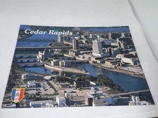 Postcard Cedar Rapids IA City view River View