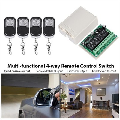 Multi Function Remote Control Switch Wireless Relay Switch Receiver Replacement