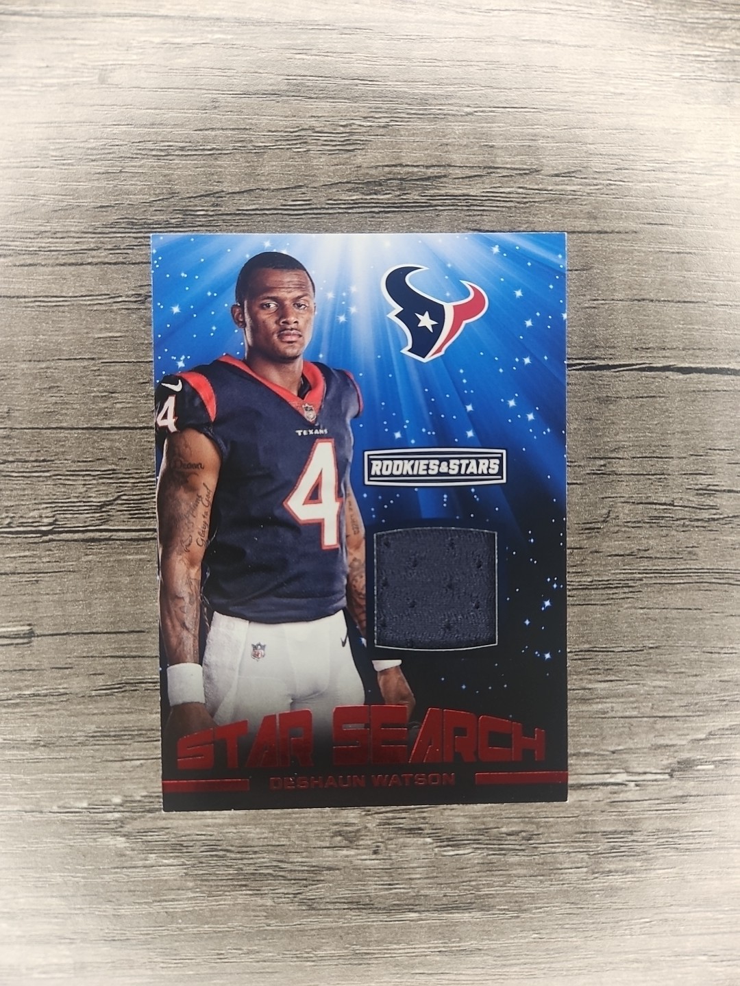 Deshaun Watson Panini Rookies & Stars Prime Cuts Relics #16 Base