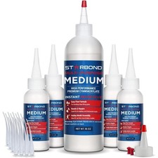 Premium Grade Cyanoacrylate CA Medium Super Glue by Starbond -Complete Refill