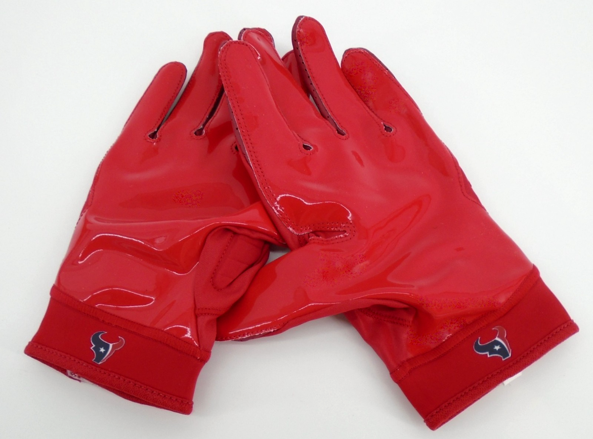 Nike Houston Texans Superbad Football Gloves Men's XL Player