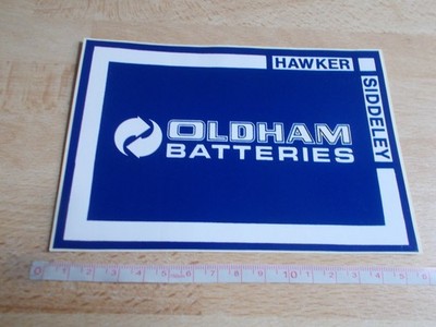 Aufkleber Oldham Batterien