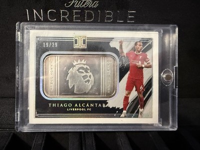 2021 Panini Impeccable Thiago Alcantara Liverpool Troy Ounce Silver Bar 19/29