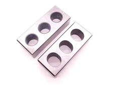 2pc STEEL PARALLELS 5.987 X 2.443 X 1.482 DIMENSIONS BORING MILL SET UP