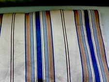 Striped Curtains47”drop,76” Wide Across One Curtain. Ex Condition See Photos