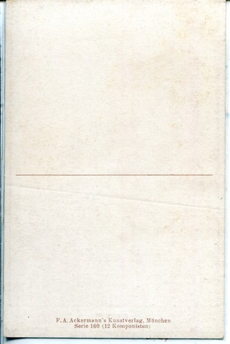 Poland Composer Chopin old Ackermann published postcard - Picture 3 of 3
