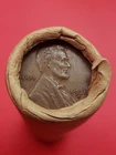 AU 1931-S LINCOLN WHEAT CENT 1916S LINCOLN WHEAT PENNY COIN ROLL ENDS BANKROLLED