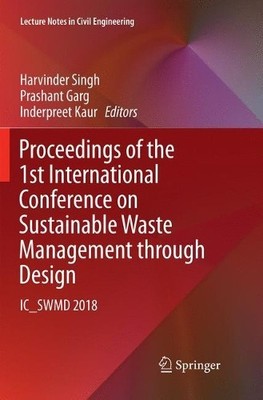 Proceedings of the 1st International Conference on Sustainabl... - 9783030132132