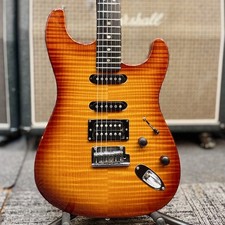 Fender [Financial Results] American Deluxe Stratocaster FMT HSS -Tobacco