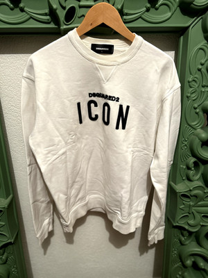 DSQUARED2 Icon Sweatshirt Herren Pullover Crew Logo LARGE
