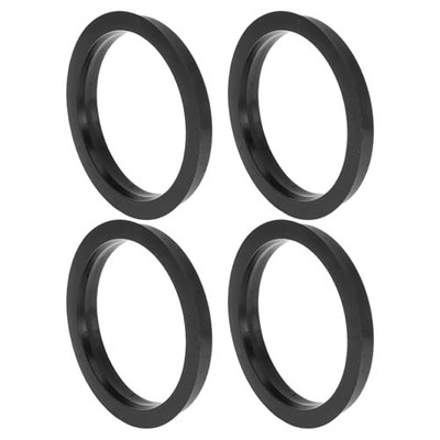 79.6mm to 66.1mm Car Wheel Hub Centric Rings Black Polycarbonate Wheels Center