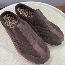 Easy Spirit Womens US10 Shoes Clog Slip-On.ESTRAVELTIME Dark Brown/Cream NWOB