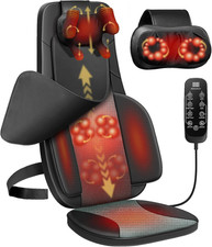 Back Massager for Chair with Heat, Shiatsu Massage Chair Pad