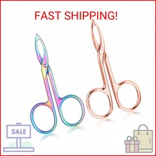 Tweezers For Women Facial Hair 2pcs Eyebrow Tweezers Stainless Steel Scissor Han