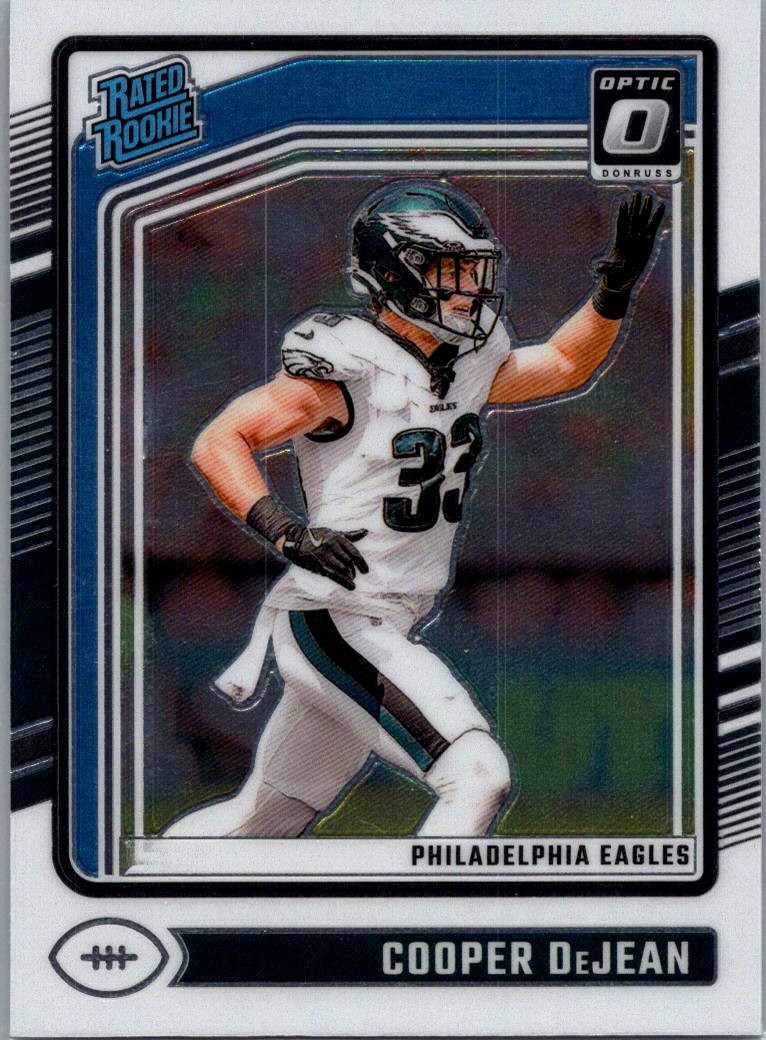 2024 Donruss Optic Cooper DeJean Rated Rookie #221 Philadelphia Eagles