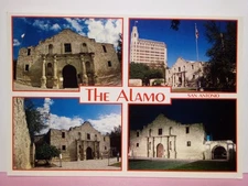 San Antonio Texas Alamo Independence Oversized Postcard 