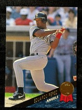 1993 Leaf Eduardo Perez Angels #483 Baseball Card