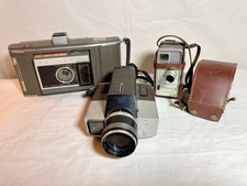 Vintage Camera Lot Of 3: Polaroid J66, Kodak XL55, Cine-Kodak Medallion-8