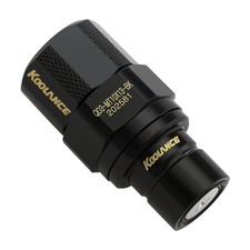Koolance QD3 Male Quick Disconnect, for 10mm x 13mm 3/8in x 1/2in , Black