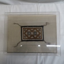 Minatare Navajo Woven Mini Rug 6"x4"