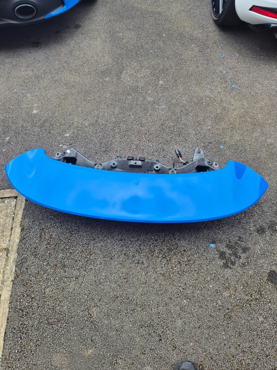 PORSCHE 911 992 COMPLETE REAR SPOILER IN SHARK BLUE 992827233E