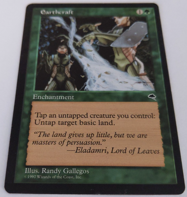 MTG Earthcraft | Tempest | NM | Green Enchantment | Reserved List 