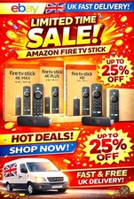 Amazon Fire TV Stick - Alexa Voice Remote - 100% Original - UK Fast Delivery