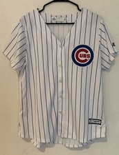 Majestic Chicago Cubs Javier Baez Womans Baseball Jersey XL