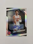 2024 Panini Prizm Black Cade Cunningham #8 Silver Prizm Autograph