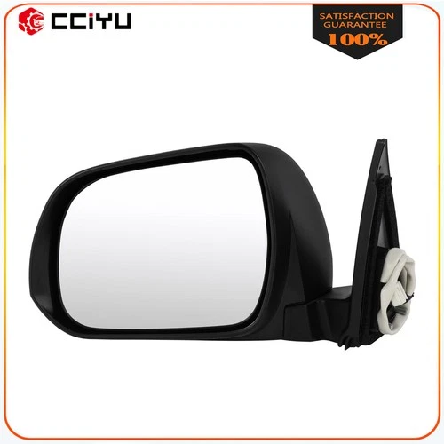 FOR 2008-2014 TOYOTA HIGHLANDER Mirror POWER+BLACK 3 Wires LH Driver Side