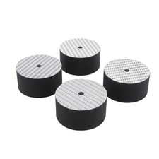 Audiocrast HiFi Speaker Isolation Stand Feet Pads, 40x20mm 4X Carbon Fiber Hi...