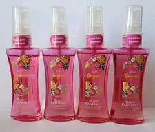 (4) Body Fantasies 1.7 oz Bottle Body Spray - Stay Gorgeous Scent - Sweet Lemon