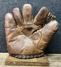 Vtg 1930s Lefty O’Doul J.C. Higgins Model 1656 Baseball Glove Split-Finger