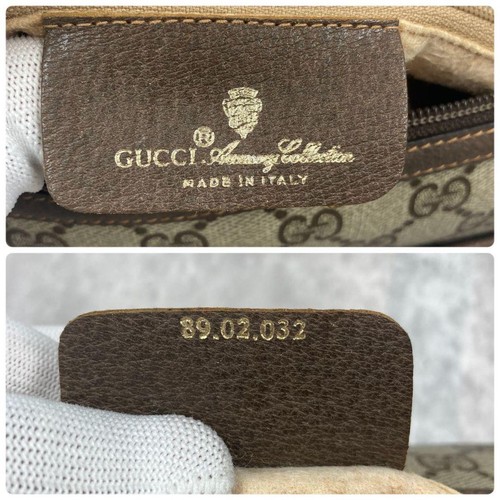 Excellent Condition Old Gucci Shoulder Bag 2way Accesco Shelley - Picture 11 of 11