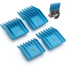 4 Pieces Professional A5-Style Animal Clipper Attachment Guard Guide Cutting Com