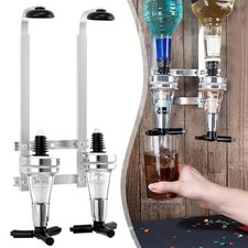 Schnapsspender Doppelkopf Dispenser Flaschenhalter Wand Bar Flaschenhalter