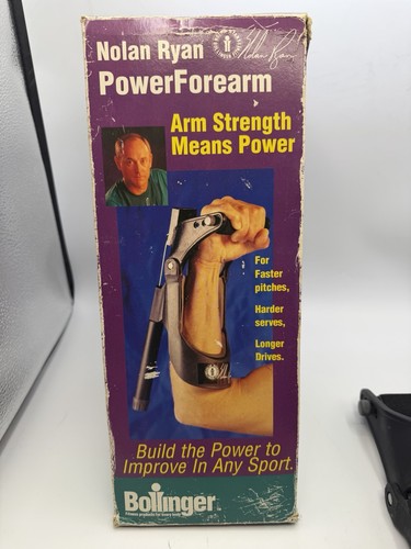 Vintage Nolan Ryan PowerForearm Arm Krafttrainer Bollinger Fitness + Box  - Bild 8 von 13