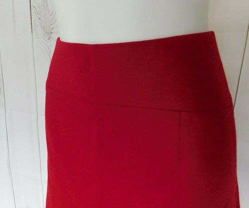 Gonna A-Line in lana rossa J.Crew Factory - Taglia 2 - Foto 3 di 4