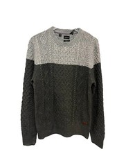 Buffalo David Bitton LARGE Mens Sweater Black Gray NEW w/Tags Fall Winter Style
