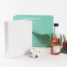 30pcs Small  Large Gift Bag With Handles Package Paper Six Colors For Option