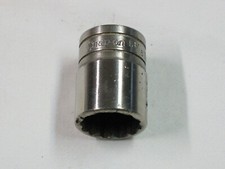 Snap On 13/16" 12 Point 1/2" Drive Shallow Chrome Socket SW-261