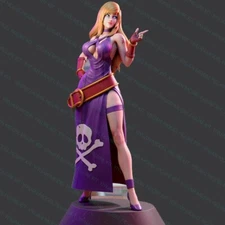 1/24 Scale Jennet Girl Uncolored Unassembled 3D Printing Sesin Model Kit Toy