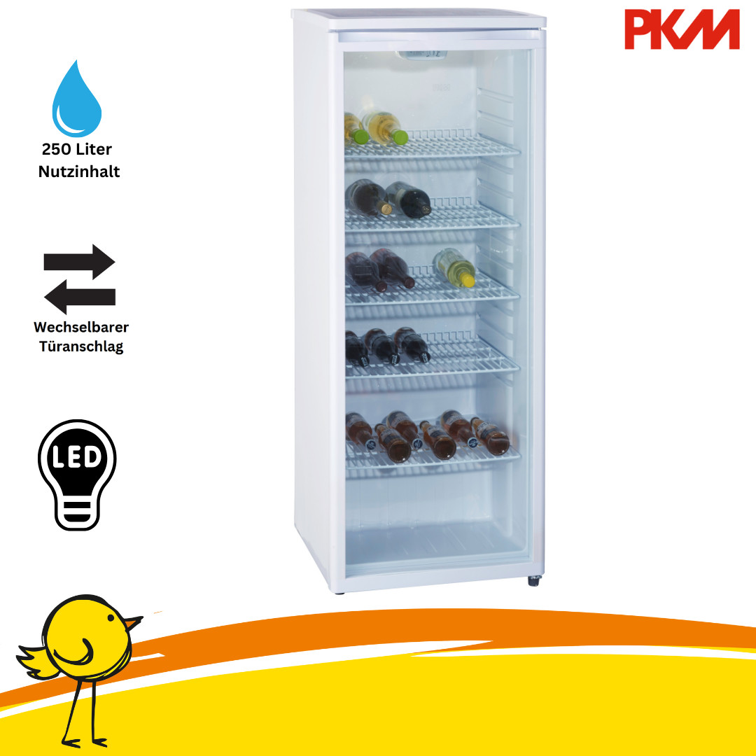PKM Getränkekühlschrank GKS255 143 00 cm hoch