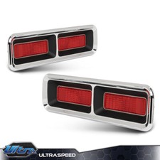 Fit For 1968 Rs Camaro Tail Light Lamp Housings Lens Bezels Pair Tail Light Kit Fit For 1968 Rs Camaro Tail Light Lamp Housings Lens Bezels Pair Tail Light Kit