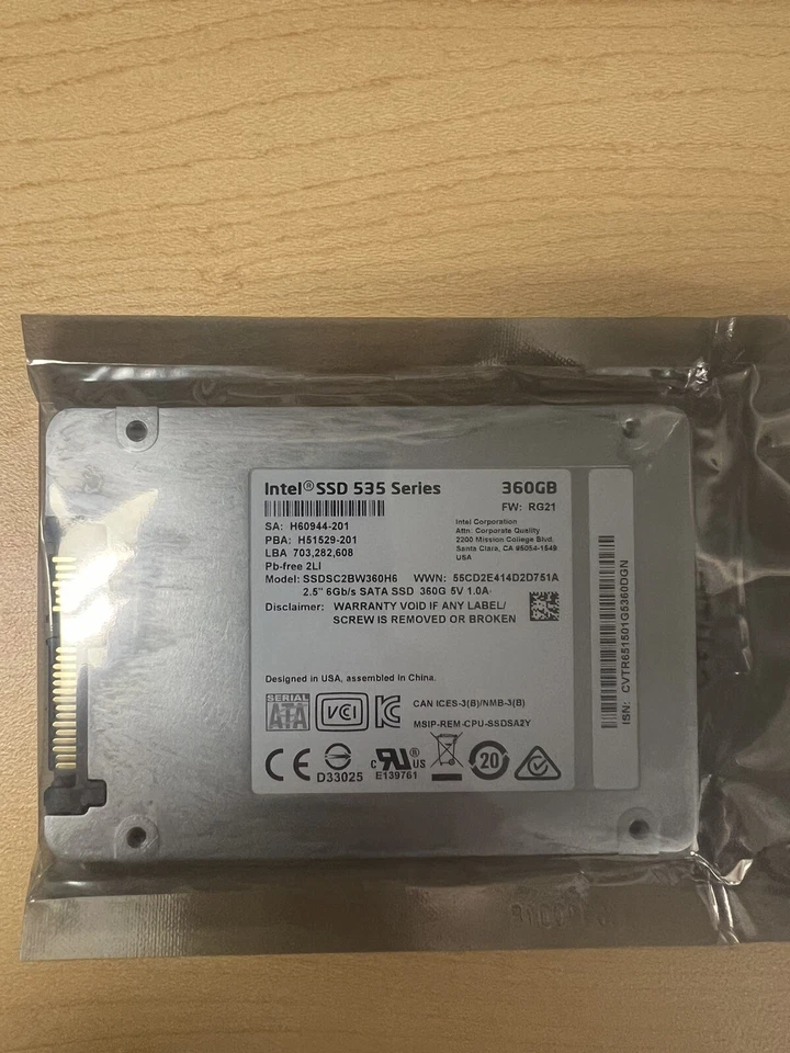 Intel Corp SSDSC2BW360H601 535 Series 360GB SSD FD - Image 2 of 4