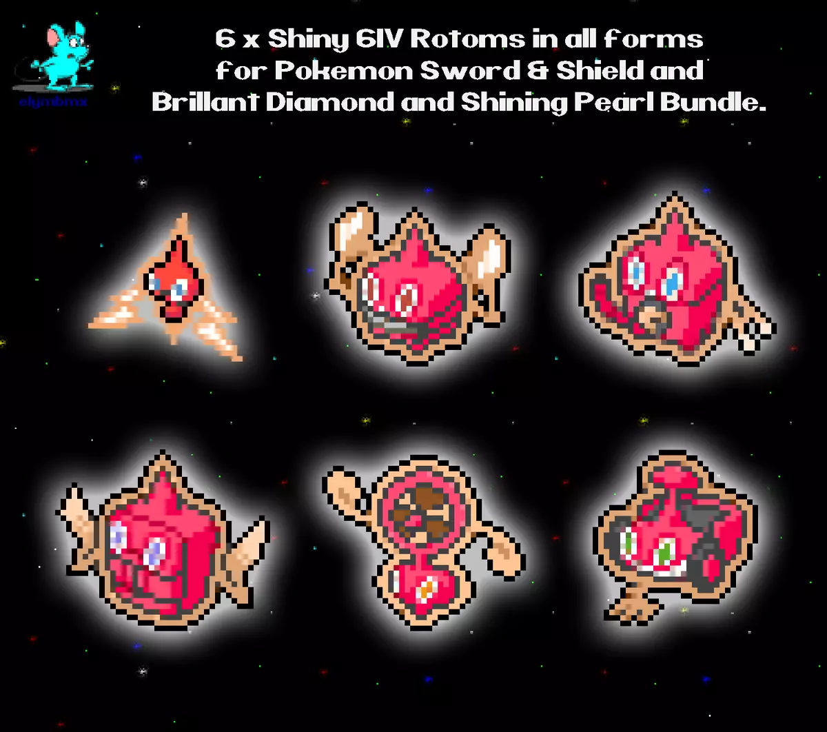 Pokemon Brilliant Diamond & Shining Pearl ALL 6IV SHINY