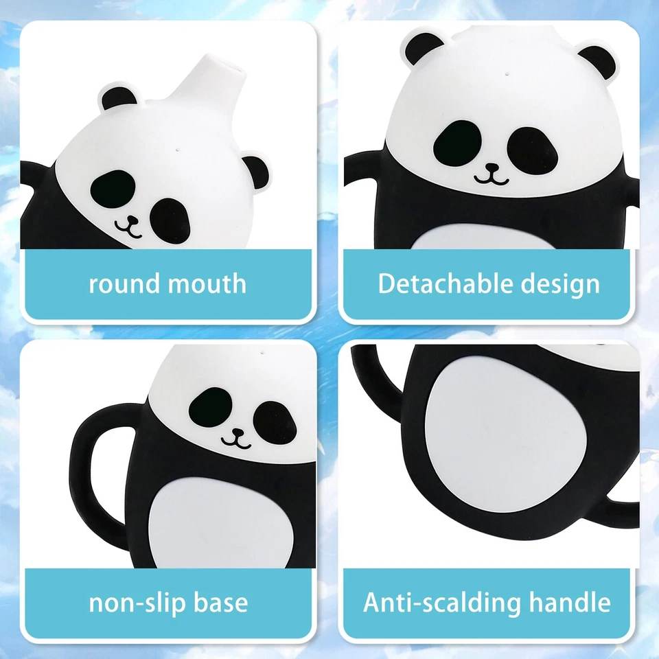 Schnabeltasse Kinderflasche Dual Anti-Rutsch Griffe rutschfest 200ML pflegeleich - Bild 3 von 4